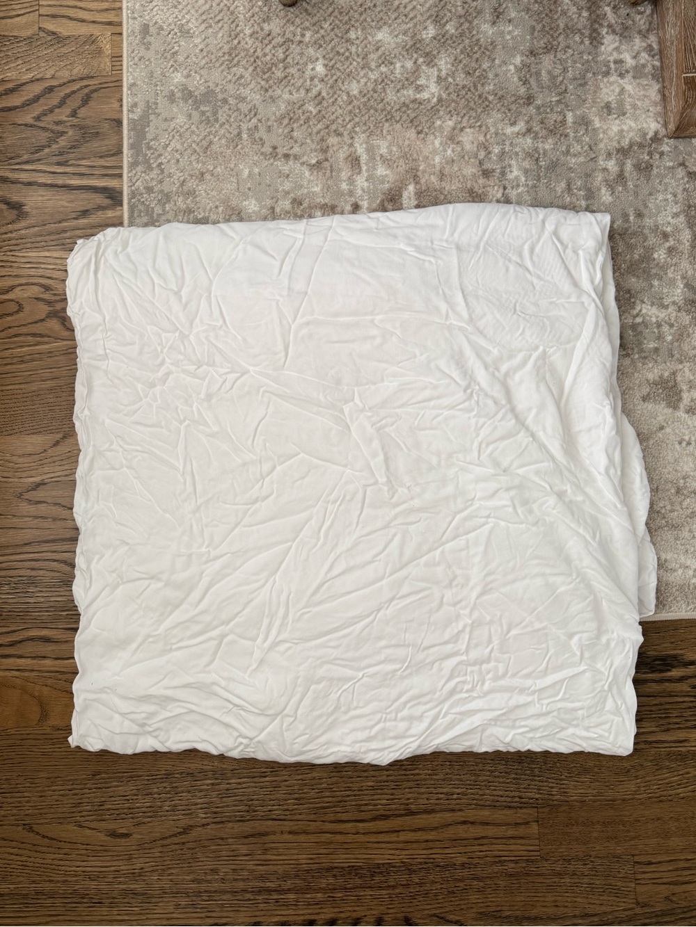 Malouf Woven White Bamboo King Flat Sheet